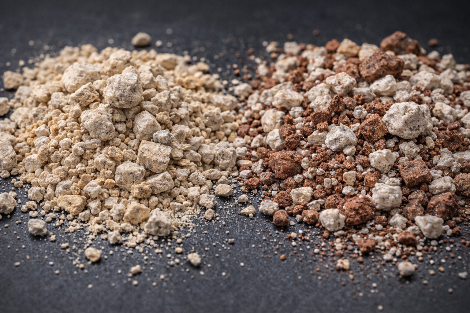 Chamotte и calcined bauxite: контроль фракций